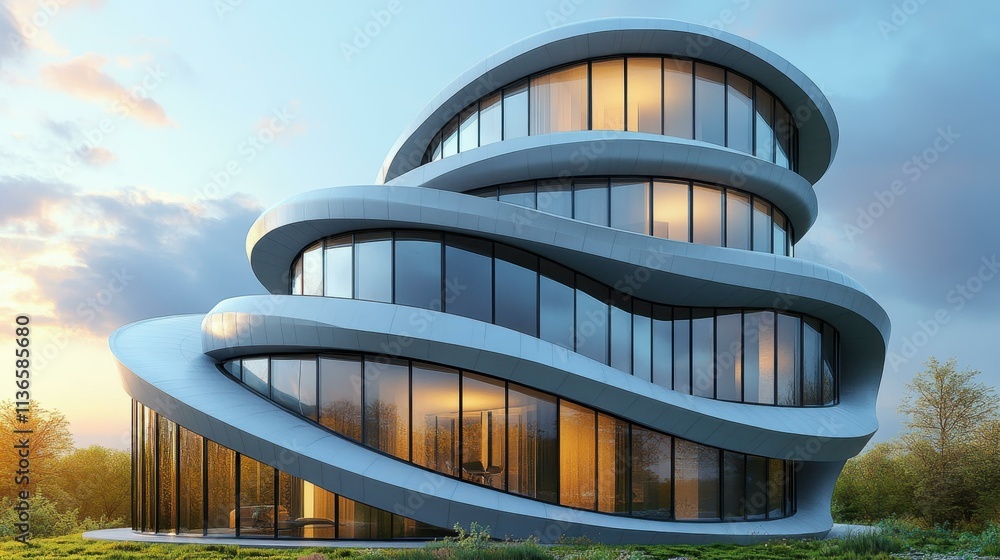 Poster architecture abstract image abstract angles abstract image one main object high quality very detaile