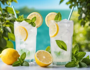 cocktail with lime