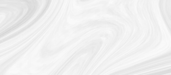 Obraz premium White and grey liquid marble pattern texture natural background. Liquify Swirl white and gray color art. Beautiful drawing with the divorces and wavy lines in gray tones. 