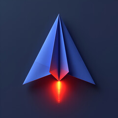 Fototapeta premium Paper plane concept