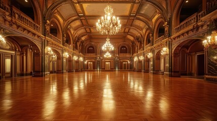 grand ballroom interior, luxurious event space
