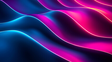 Fototapeta premium Abstract background with 3D lines