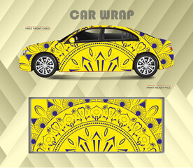 
Modern stripe for racing car wrap sticker and decal design vector.