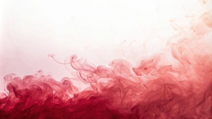 Fototapeta premium Abstract Swirling Red Ink Creates a Dreamy, Ethereal Background