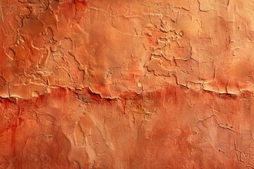 Fototapeta premium Photo of Old ancient orange plaster wall. Background texture for backdrops or mapping