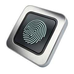 fingerprint icon button