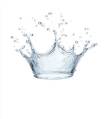 Water Splash Crown: A Stunning Display of Pure Liquid Beauty