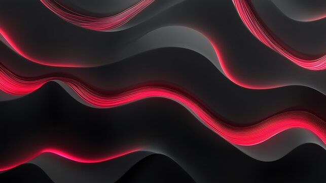 Dark gray gradient with glowing light edges forming a sharp contrast