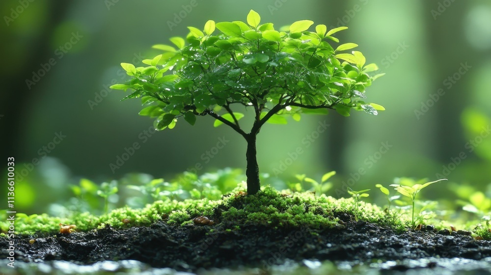 Poster magic of macro world image ecological art abstract image one main object high quality very detailed