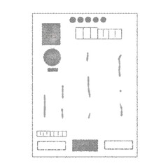 年賀ハガキのイメージフレームのイラスト