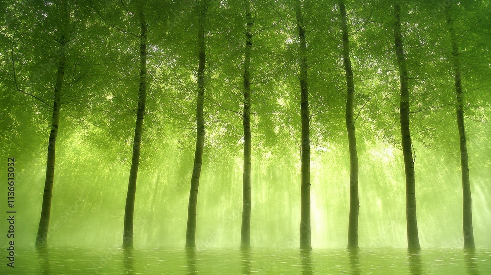 Poster nature abstract image abstract wilderness abstract image one main object high quality very detailed