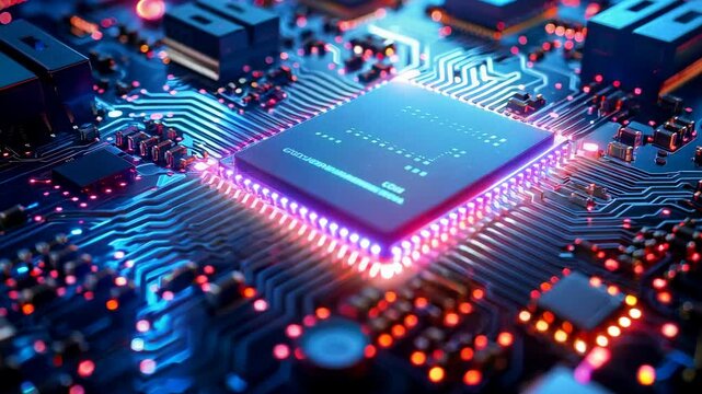 芯片科技数据传输电子核心智能算力