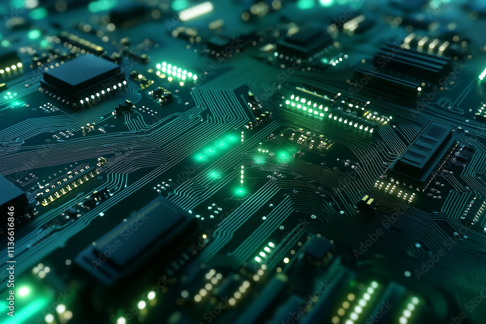 Poster internet infrastructure concept. abstract technology background