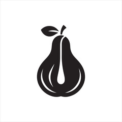 pear isolated on white background