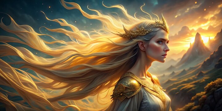 Sif Goddess of Earth Long Exposure Norse Mythology Photography