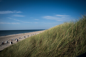 Dune landscape on the Island of Sylt