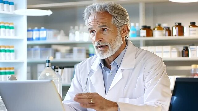 Doctor and Pharmaceutical Representative Discuss Workplace Ethics