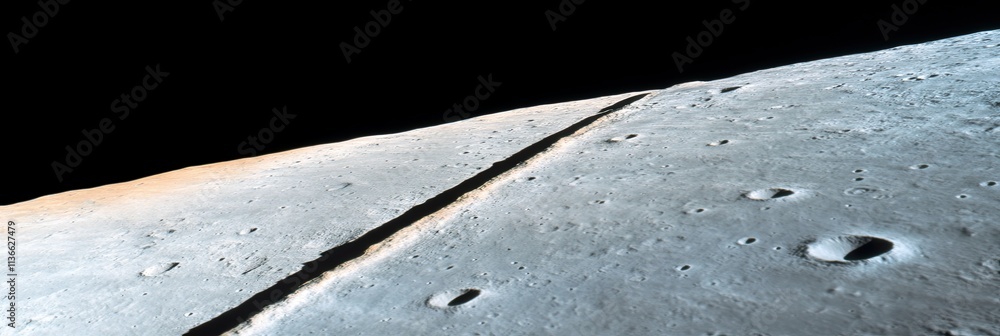 Poster Exploring the Rugged Surface of Mercury With Its Dramatic Craters and Mysterious Terrain