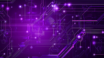 Obraz premium abstract technology background with circuit board and lines
