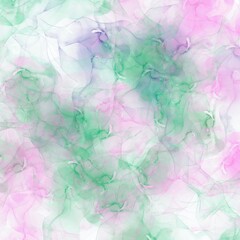 Multicolored marble style alcohol ink background image for use in graphics design 