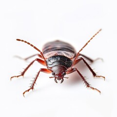 A bed bug on a white background