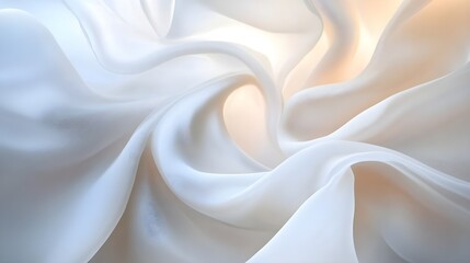Obraz premium A serene abstract backdrop with graceful flowing waves forming elegant organic shapes.