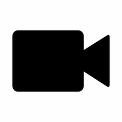 Cinema camera icon. Vector image
