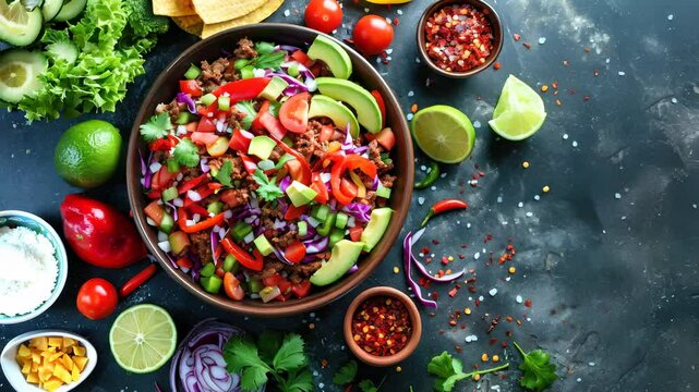 Mexican cuisine : savoring vibrant spices and traditional dishes, showcasing the rich, diverse flavors and cultural heritage of Mexico in a culinary journey.