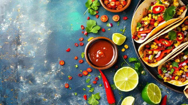 Flavors of Mexico: a culinary adventure through vibrant spices and traditional foods, celebrating the rich, diverse tastes and cultural essence of Mexican gastronomy.