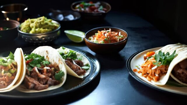 Mexican cuisine : savoring vibrant spices and traditional dishes, showcasing the rich, diverse flavors and cultural heritage of Mexico in a culinary journey.