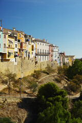 Obraz premium La Vila Joiosa town in Costa Blanca, Spain