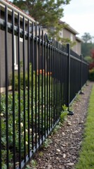 Fence for buildings. The best image for inspiration on the latest trends in current seasonal designs