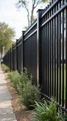 Fence for buildings. The best image for inspiration on the latest trends in current seasonal designs