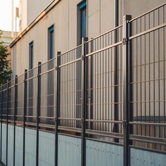 Fence for buildings. The best image for inspiration on the latest trends in current seasonal designs