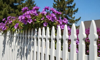 Fototapeta premium Fence for buildings. The best image for inspiration on the latest trends in current seasonal designs