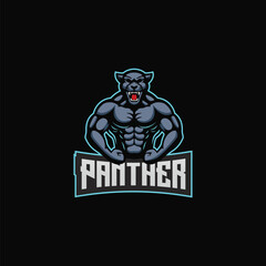 Panther Esport Logo Template