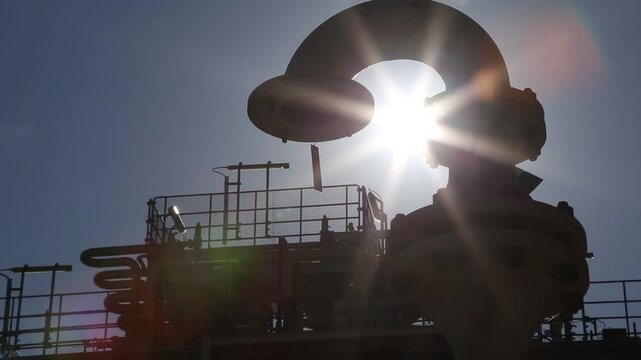 Oil industry plant. Oil refineries. Oilers