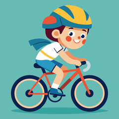 child on bike