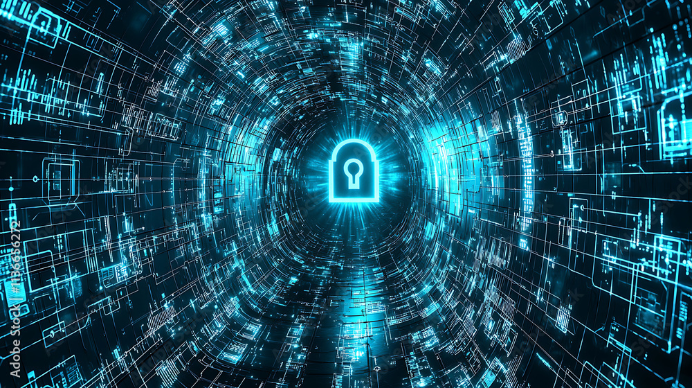Poster ensure your digital security with advanced tech safety measures and robust data protection. keep you