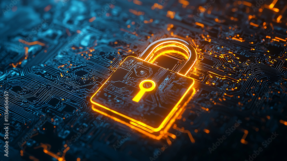 Poster ensure your digital security with advanced tech safety measures and robust data protection. keep you