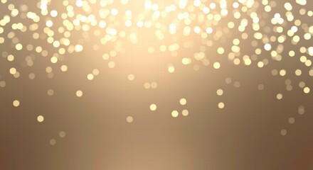 Golden Sparkles Abstract Background: Abstract  golden sparkles on a warm, brown background create an elegant and festive backdrop. Perfect for holiday, celebration, or luxury themes.