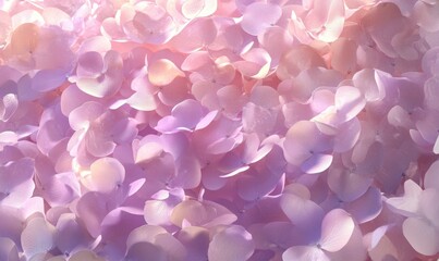 Obraz premium A close up of pink flowers with a lot of petals