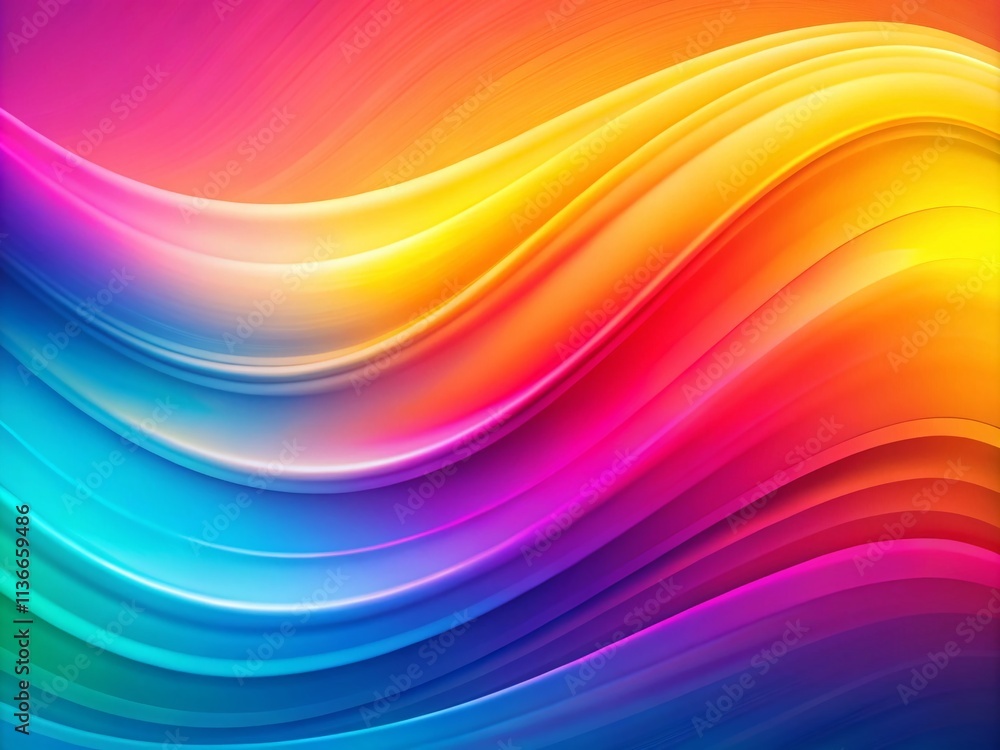 Aufkleber vibrant abstract color composition background for creative projects and marketing with ample copy sp