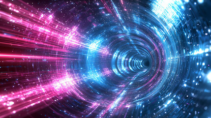 Obraz premium Abstract tunnel background