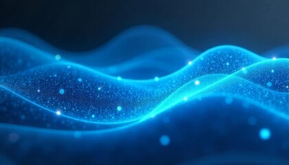beautiful abstract wave technology background with soft light digital effect corporate concept
