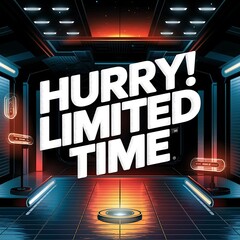 Hurry Limited Time Offer Futuristic Room Setting
