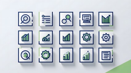 Seo and web Line  Icons 16