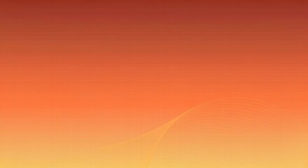 Obraz premium Sunset Gradient: A fiery sunset sky with warm, vibrant hues of orange and yellow. The perfect backdrop for creating a sense of warmth, energy, and optimism. 