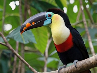 Fototapeta premium toucan on a branch