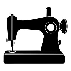 sewing machine clip art vector illustration